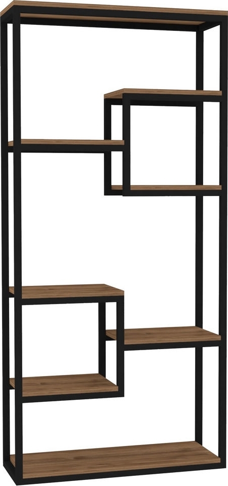 Emina kirjahylly - p�hkin�/musta