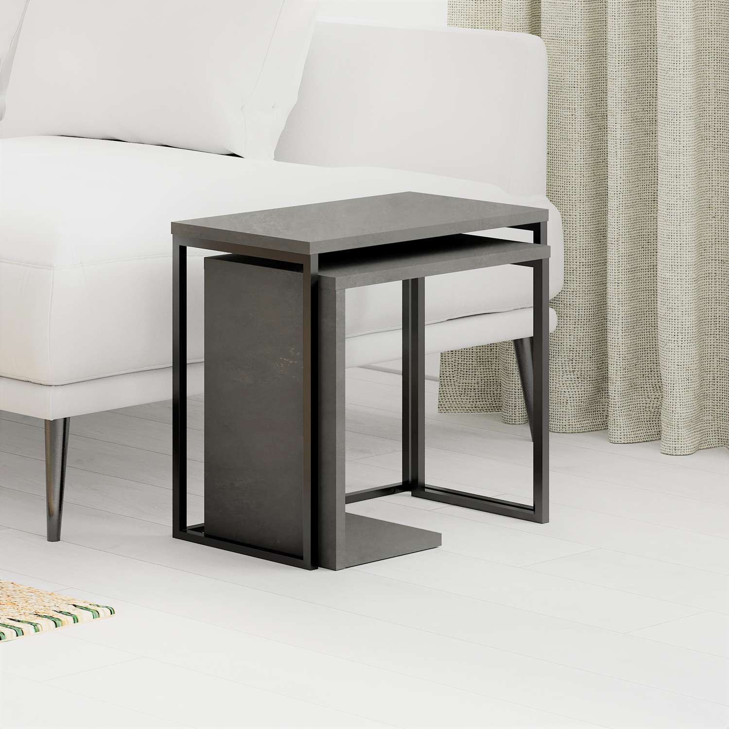 Zigosh-p�yt� 50 x 30 cm - Retro harmaa