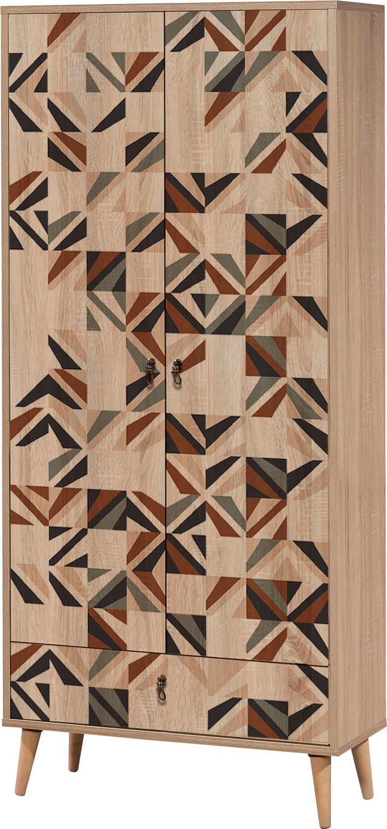 City Triangle -vaatekaappi - beige