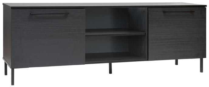 Simona- TV-taso - 165cm - Musta / Tahra Simona- TV-taso - 165cm - Musta / Tahra