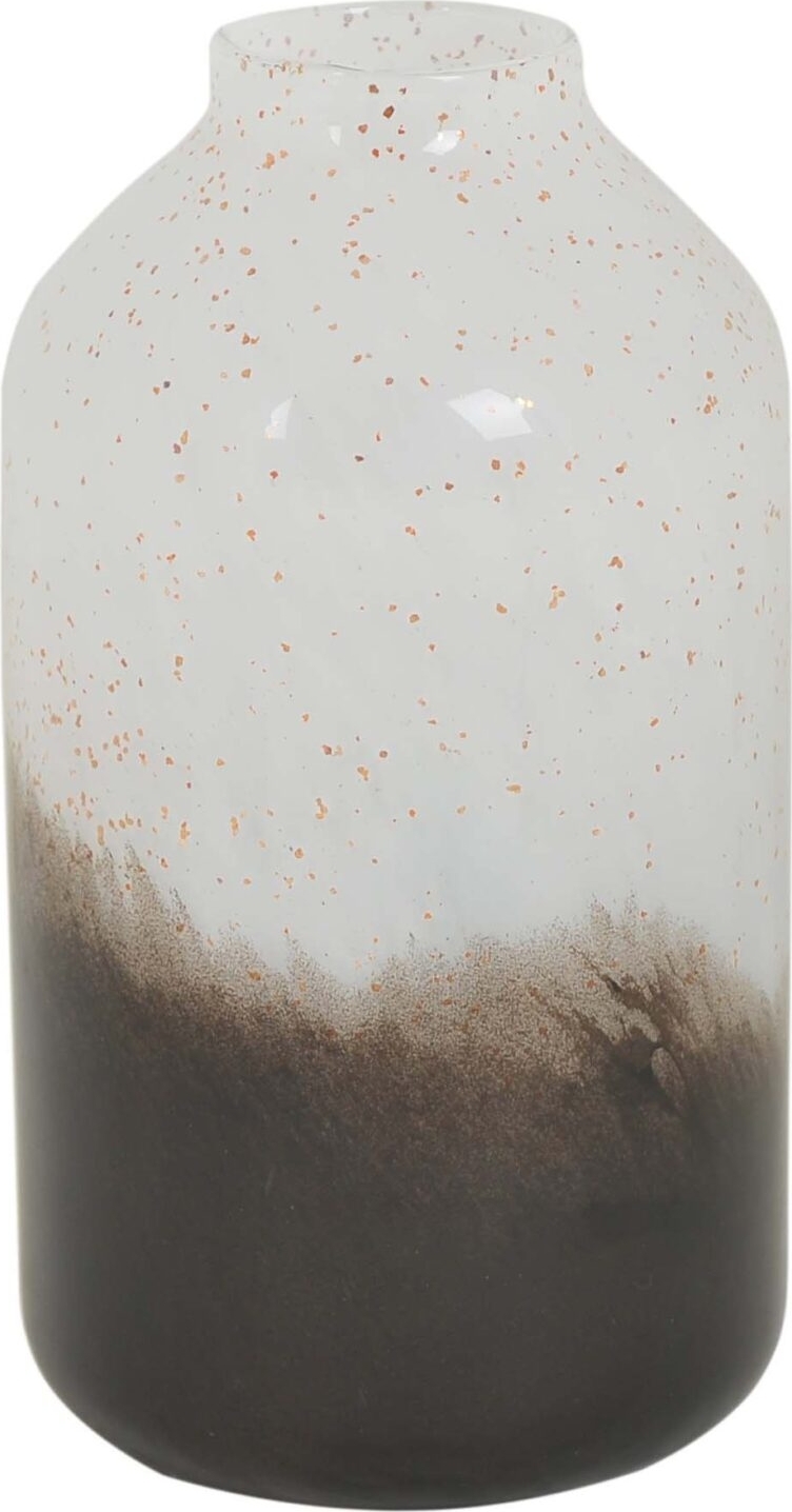 Dis maljakko - Ruskea/valkoinen