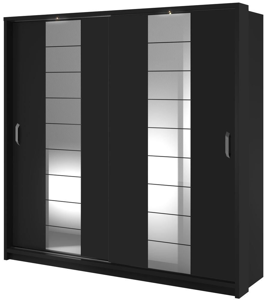 Mervyn-vaatekaappi - Musta Mervyn-vaatekaappi - Musta