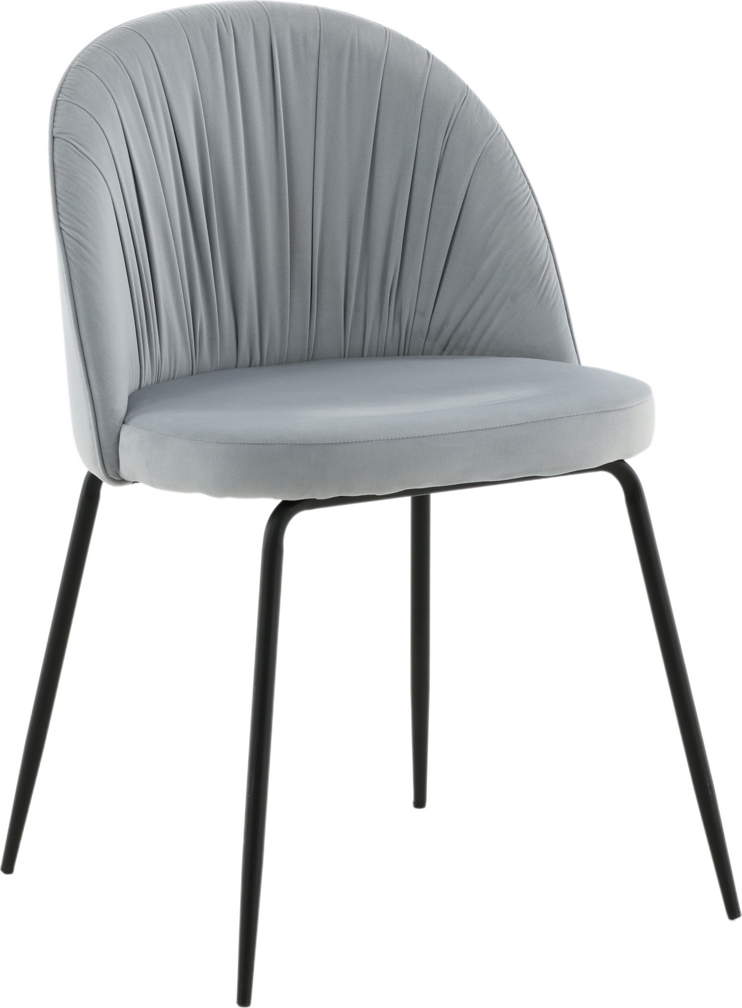 Rynkeby ruokatuoli - Harmaa sametti