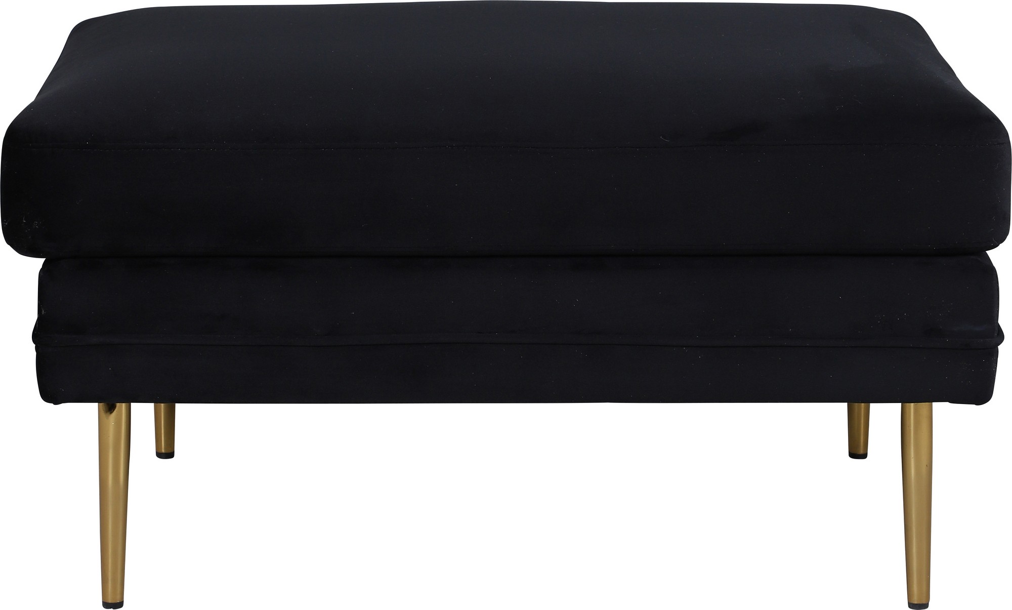 Savanna pouf - Musta sametti Savanna pouf - Musta sametti