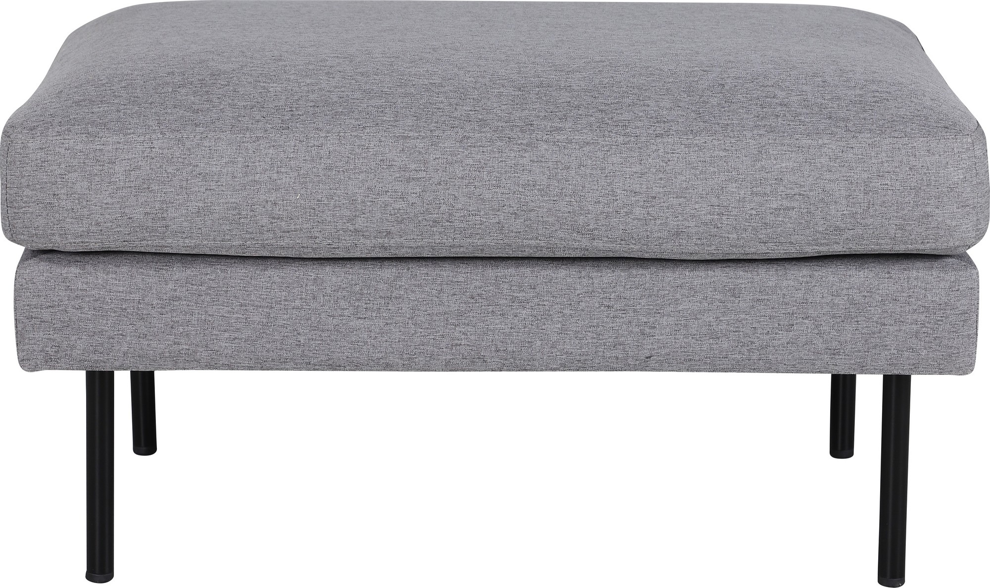 Eden-pouf - Teräksenharmaa kangas Eden-pouf - Teräksenharmaa kangas