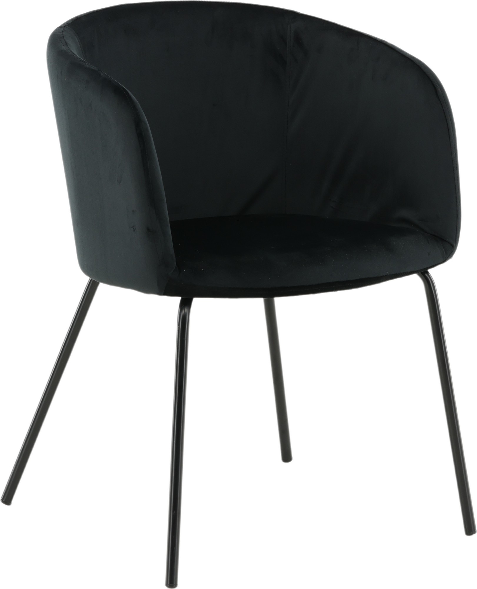 Tiber-tuoli - Musta sametti