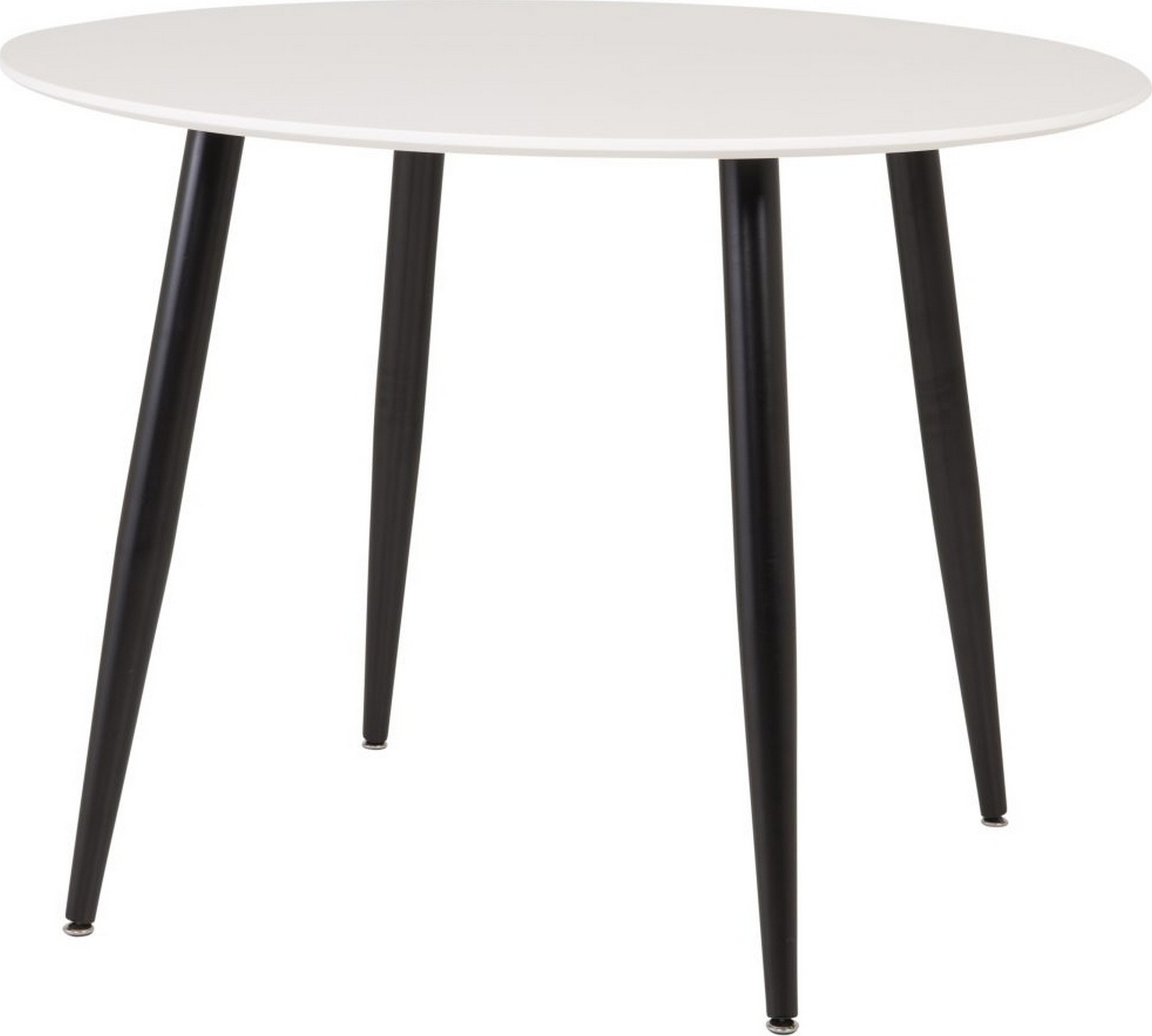 Paradis ruokapöytä 100 cm - Valkoinen/musta Paradis ruokapöytä 100 cm - Valkoinen/musta