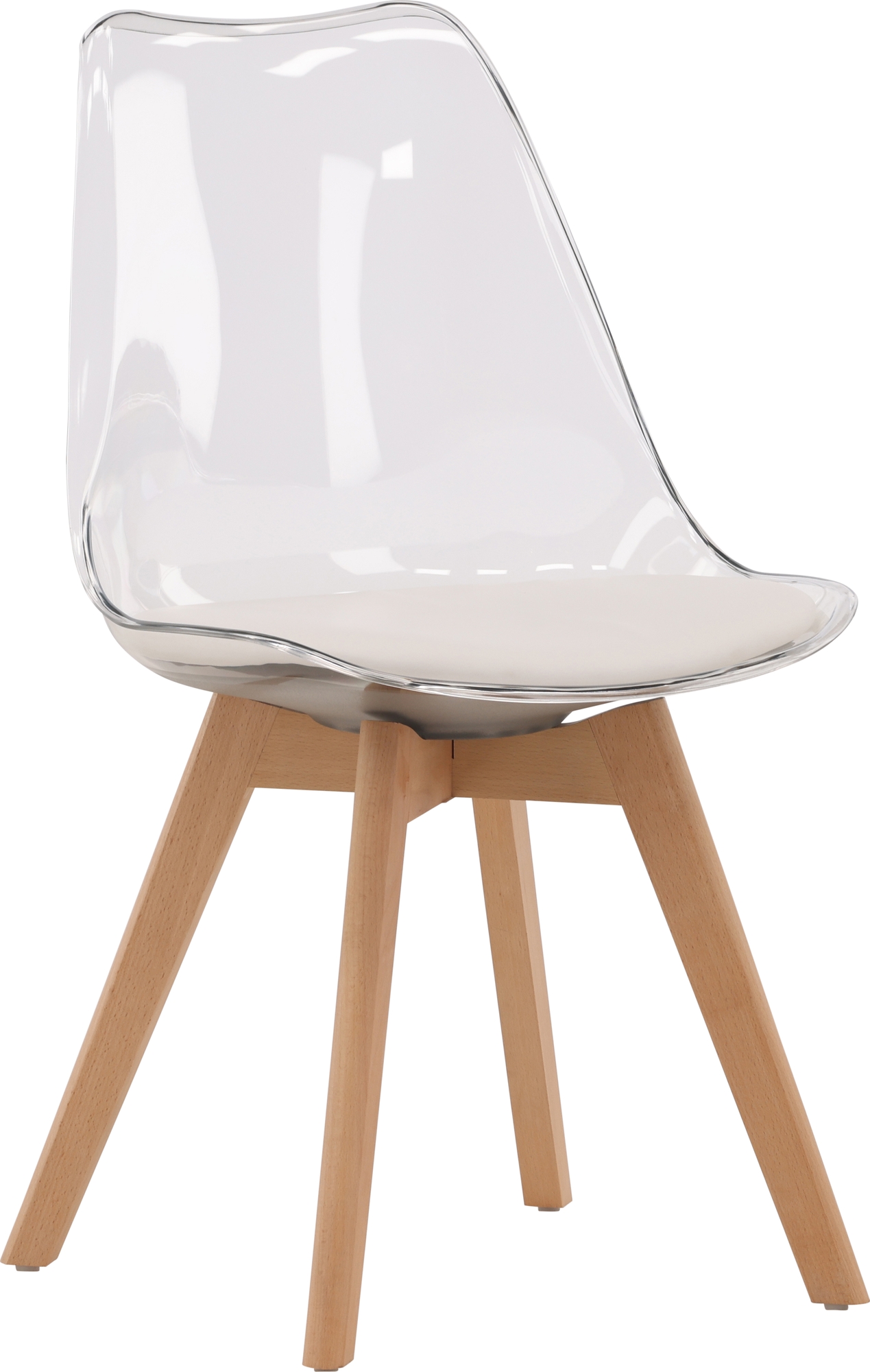 Edvin ruokapydn tuoli - Valkoinen/koivu