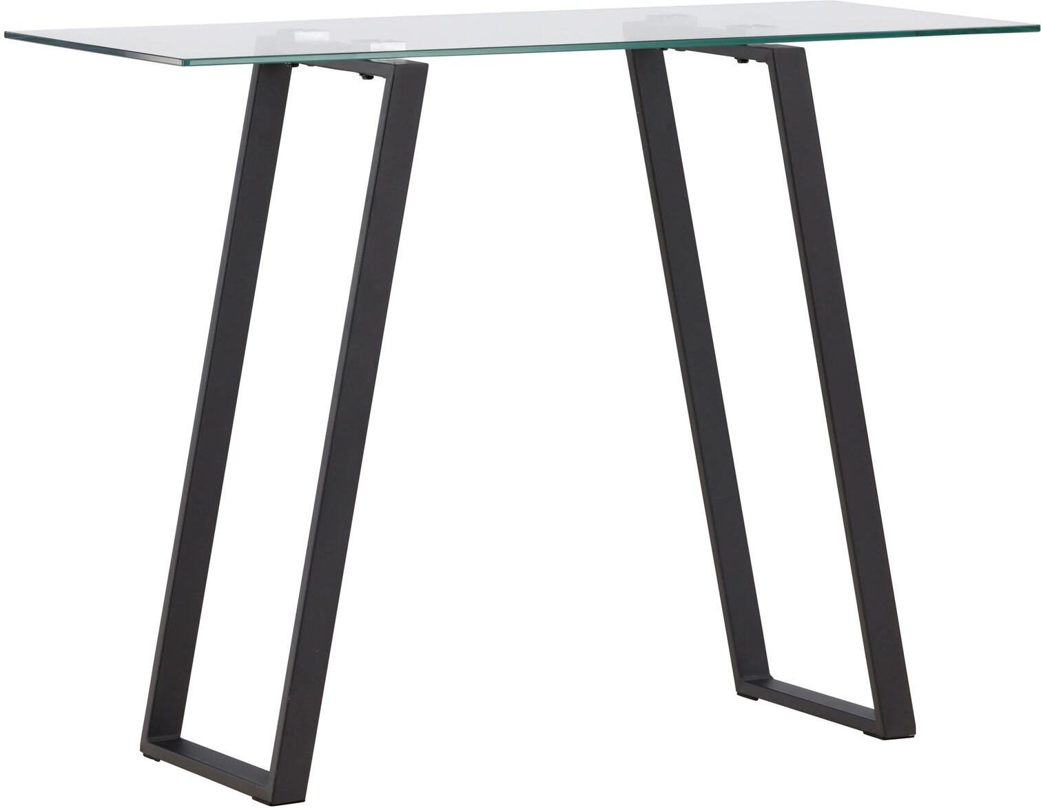 Horten kohokuviopöytä 100 x 40 cm - musta/läpinäkyvä Horten kohokuviopöytä 100 x 40 cm - musta/läpinäkyvä