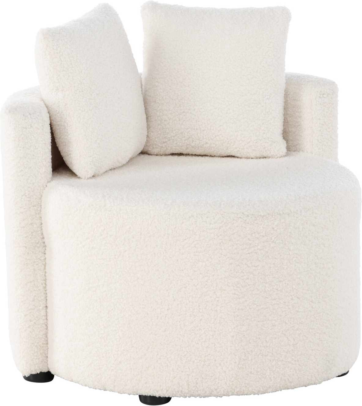 Kelso 2-istuttava lasten sohva - Valkoinen nalle