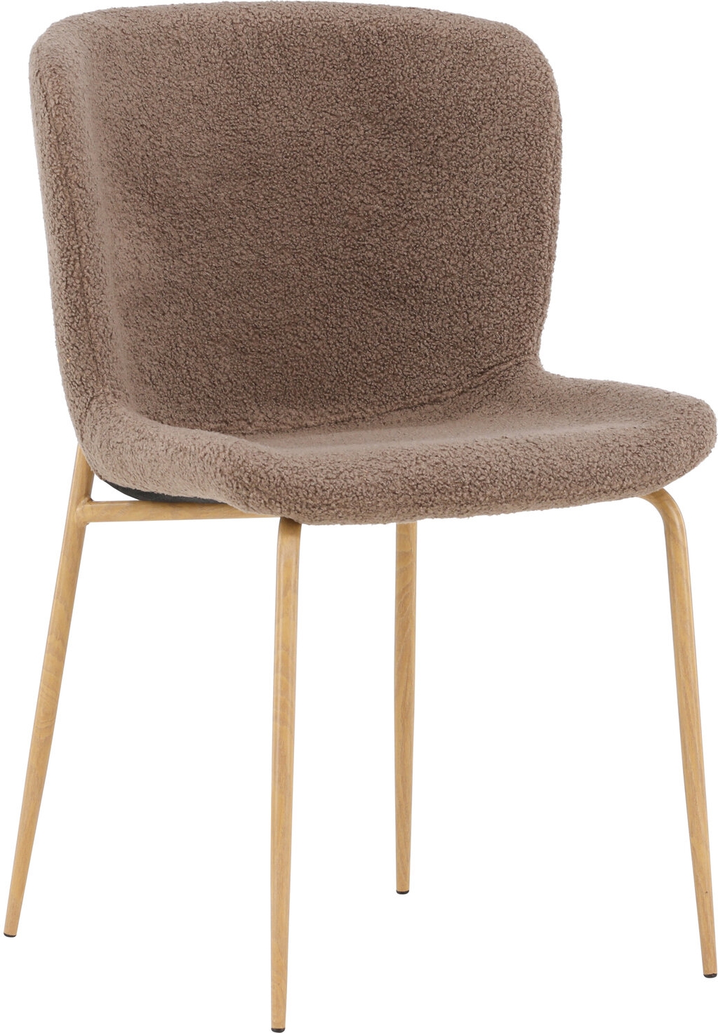 Modesto ruokapöydän tuoli - Ruskea boucle Modesto ruokapöydän tuoli - Ruskea boucle