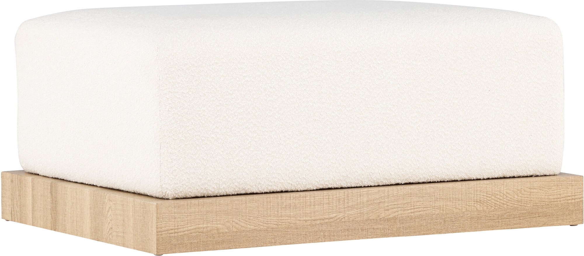 Ivy pouf - Valkoinen boucle