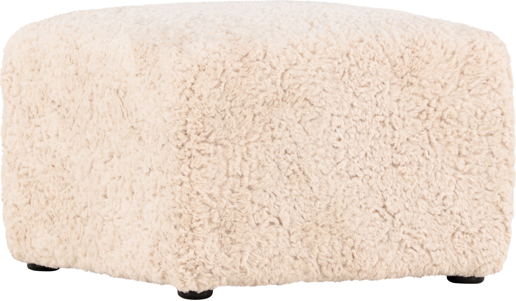 Frankie-pouf 50 x 50 cm - Beige nalle