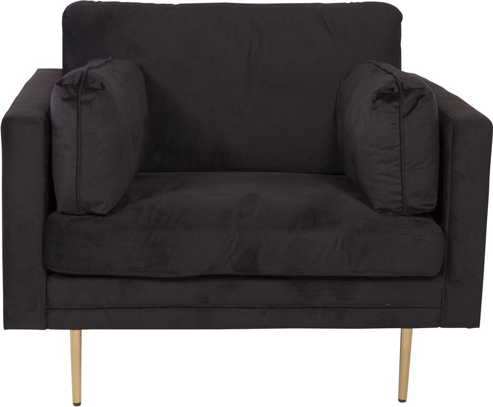 Nojatuoli Savanna - Musta Sametti