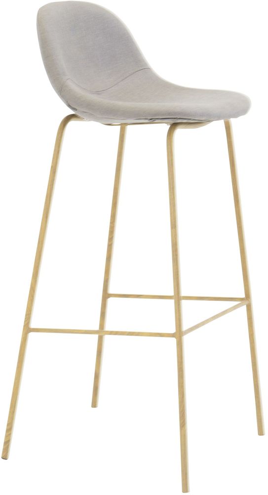 Baarituoli Lara - Tammi-imitaatio / Harmaa Baarituoli Lara - Tammi-imitaatio / Harmaa