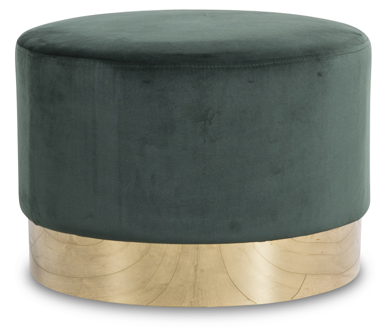 Lattiatyyny Isabelle 50� cm - Vihre� (Sametti) / Messinki