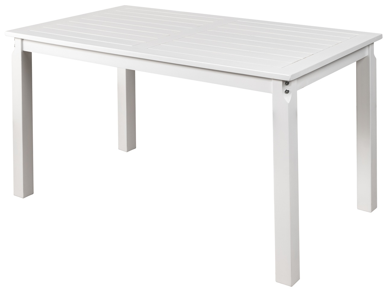 Europe-ruokap�yt� 135 cm - Valkoinen + Huonekalujen tekstiilien hoito