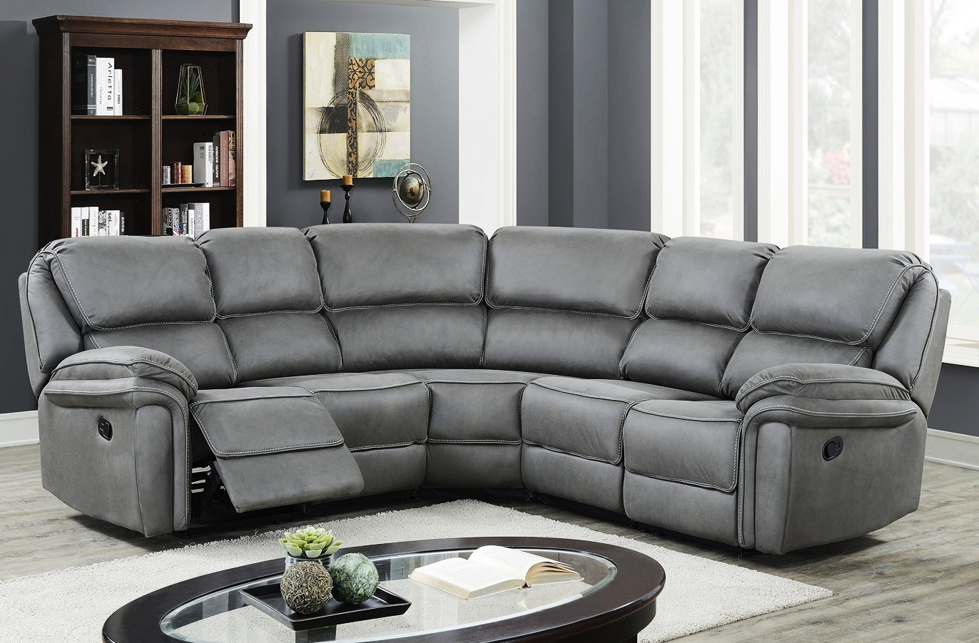 Recliner-sohva Riverdale - Harmaa +