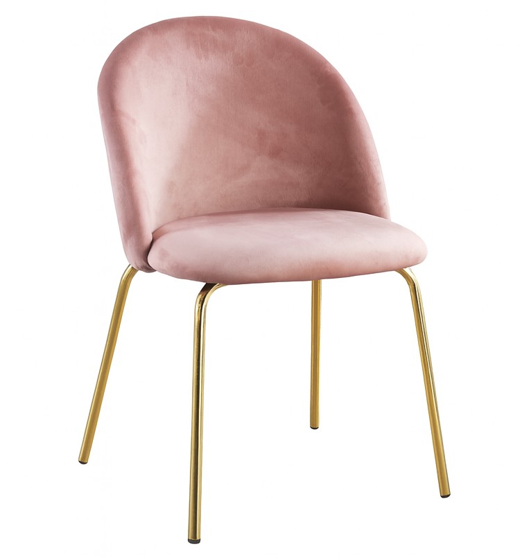 Giovani samettituoli - Vaaleanpunainen / messinki +