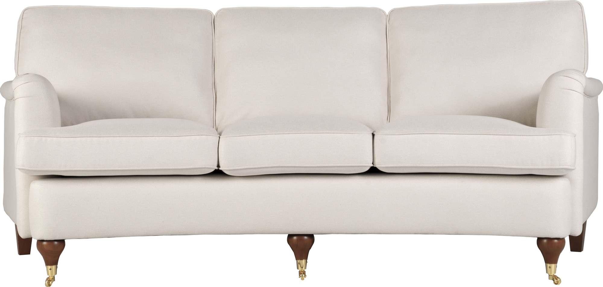 Nelj�n istuttava Howard Watford Deluxe -kaarisohva - Hiekka + Huonekalujen tekstiilien hoito