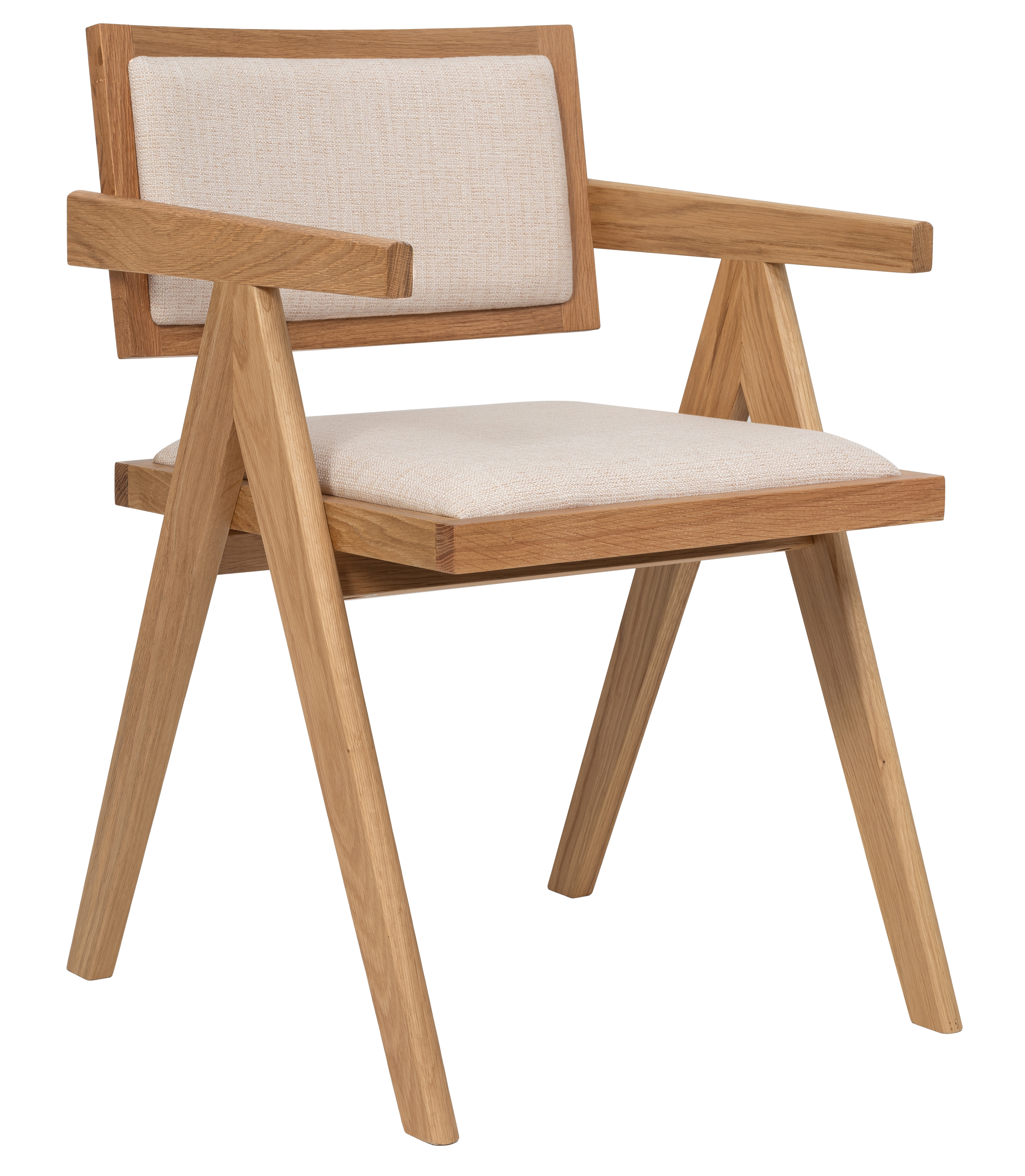 Nojatuoli Tammi / Pellava - Sara