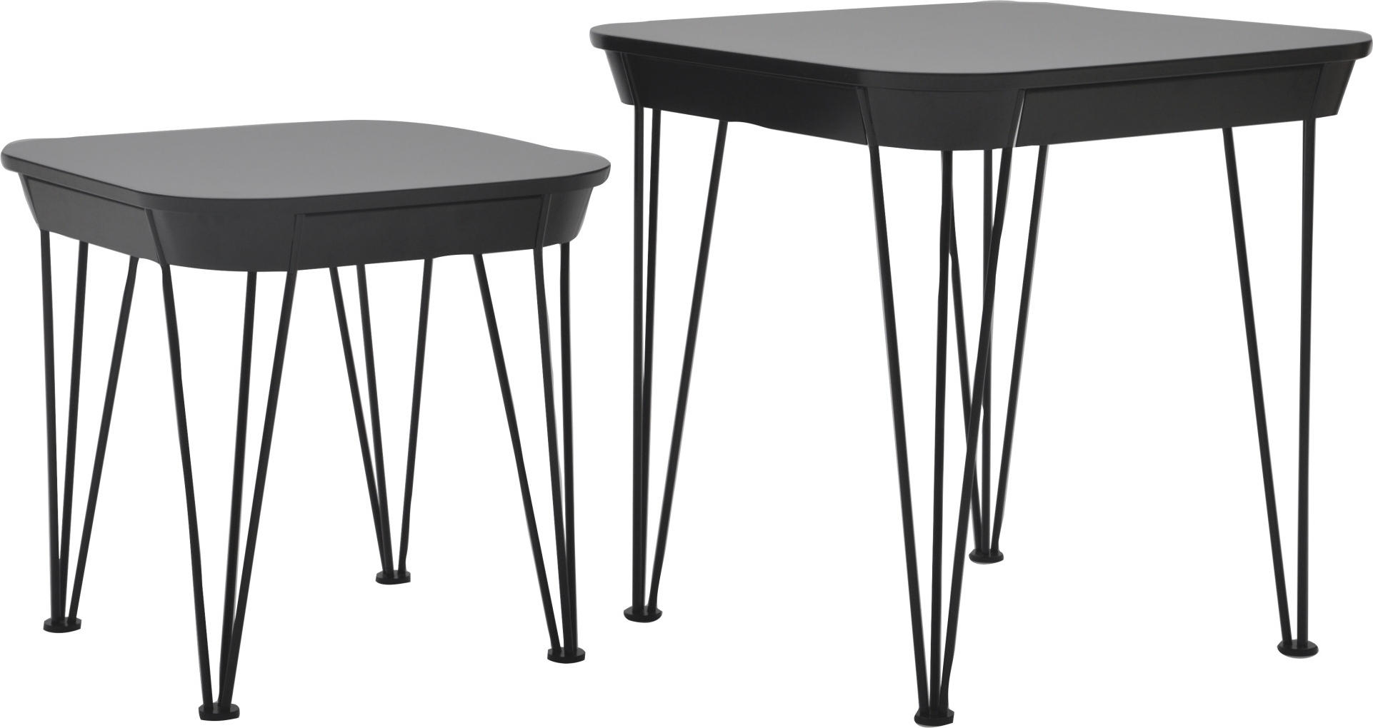 Pinottava Ester-pöytä - Musta Pinottava Ester-pöytä - Musta