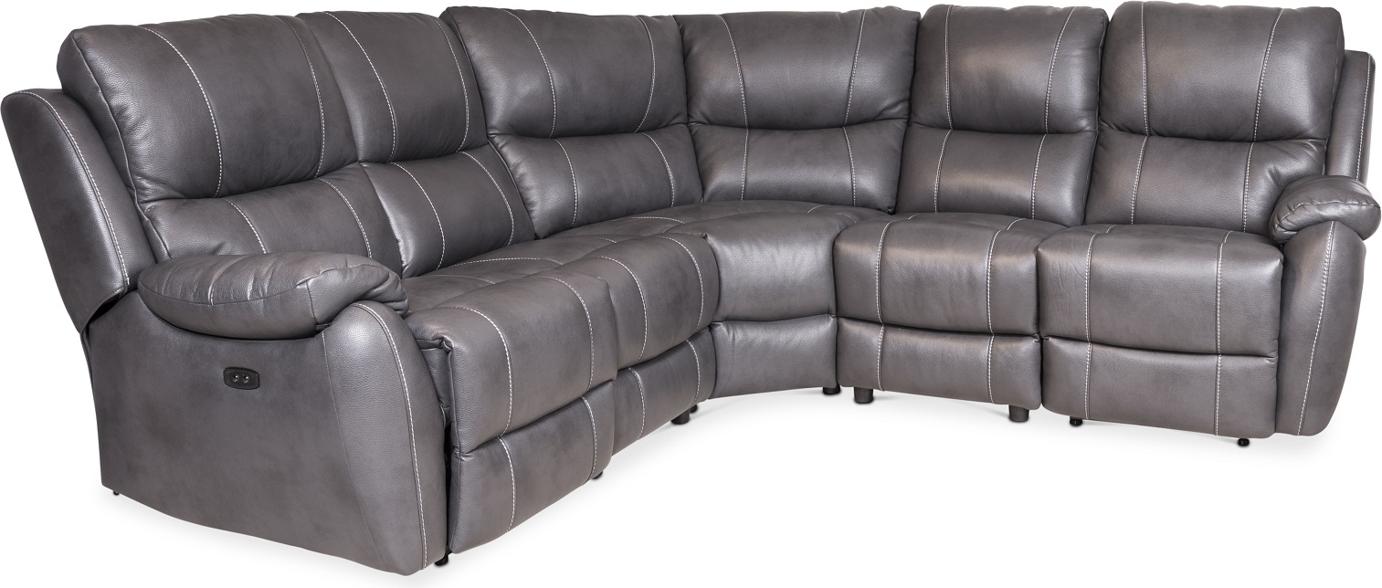 Enjoy mekanismisohva (Biosohva) - 4-istuttava (s�hk�inen) harmaa keinonahka