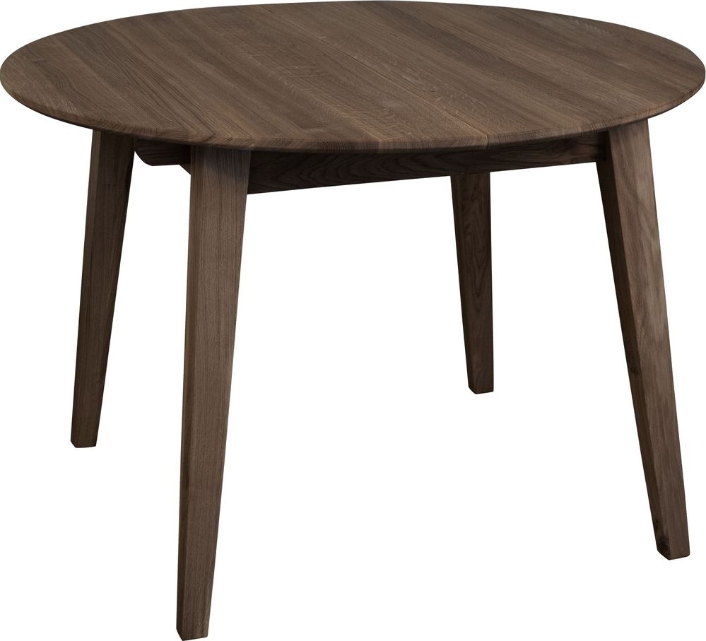 Ruokap�yt� Genova jatkettava 110-160x110 cm ruskeaksi �ljytty tammi + Huonekalujen tekstiilien hoito