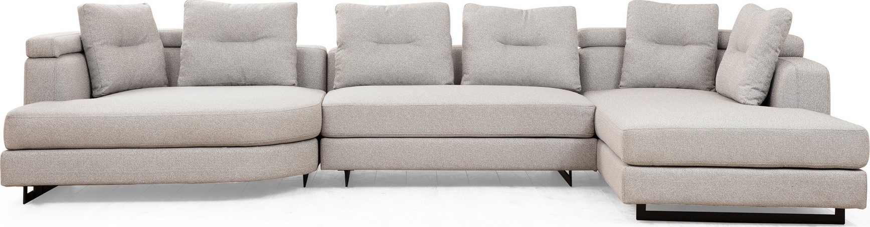 Padova kulmasohva - vaaleanharmaa Padova kulmasohva - vaaleanharmaa