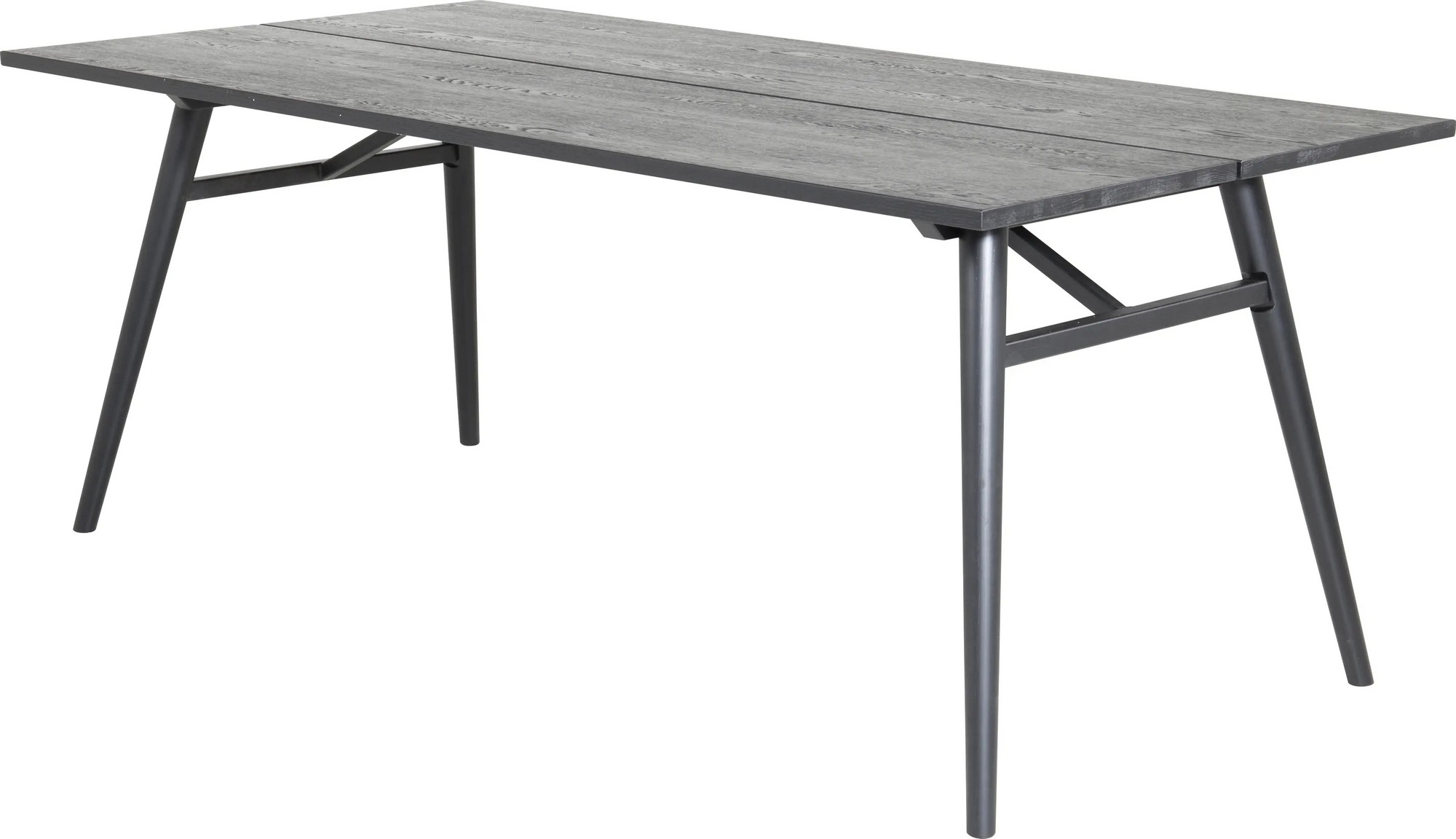 Tyylikäs ruokapöytä 195 cm - Musta Tyylikäs ruokapöytä 195 cm - Musta