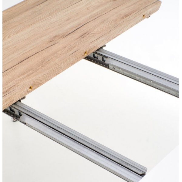 Preston-ruokapöytä, ulosvedettävä 160-200 cm - Valkoinen/Tammi Preston-ruokapöytä, ulosvedettävä 160-200 cm - Valkoinen/Tammi