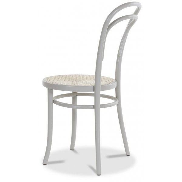 Taivutettu tuoli No14 Classic - Harmaa / Rottinki