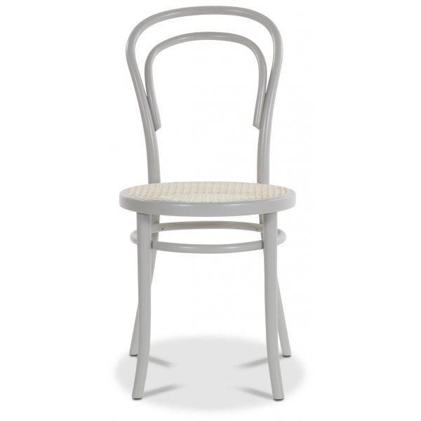 Taivutettu tuoli No14 Classic - Harmaa / Rottinki