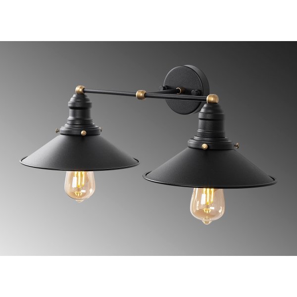 Conic seinävalaisin 12190 - musta Conic seinävalaisin 12190 - musta