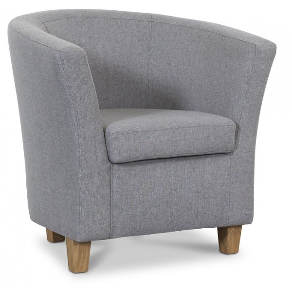 Club Grande -klubinojatuoli - Vaaleanharmaa kangas Club Grande -klubinojatuoli - Vaaleanharmaa kangas