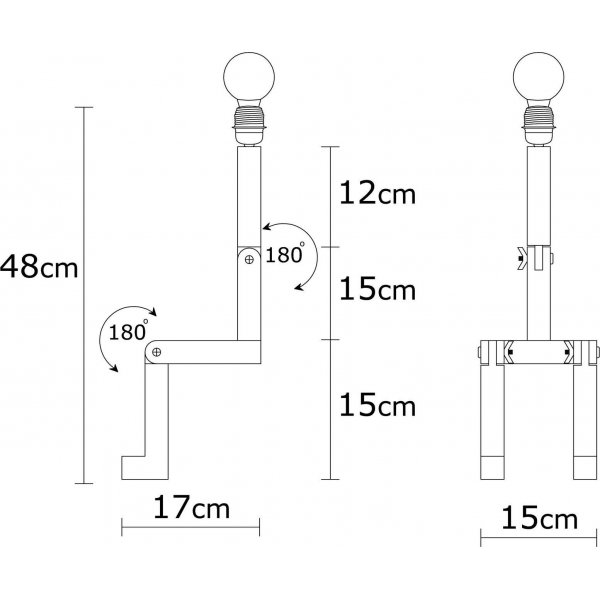 Milet-pöytävalaisin valmis - Natural Milet-pöytävalaisin valmis - Natural