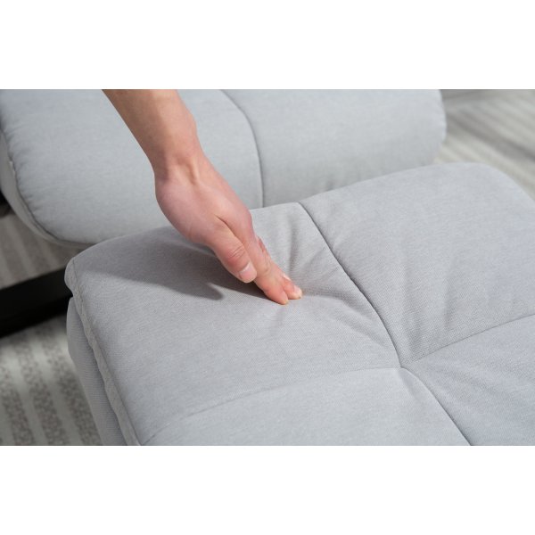 Säädettävä nojatuoli jalkarahilla + Huonekalujen jalat Säädettävä nojatuoli jalkarahilla + Huonekalujen jalat