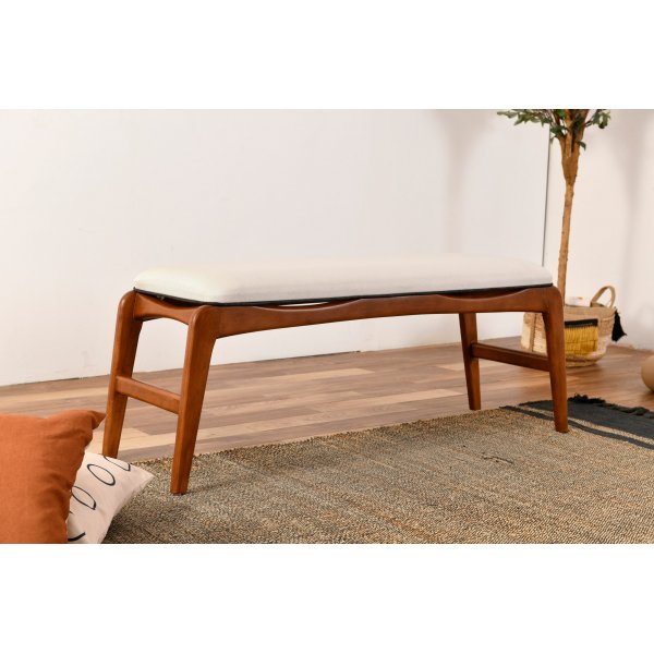 Kosketuspenkki - pähkinä/kerma Kosketuspenkki - pähkinä/kerma