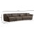 Mentis divaani sohva 376 cm - ruskea