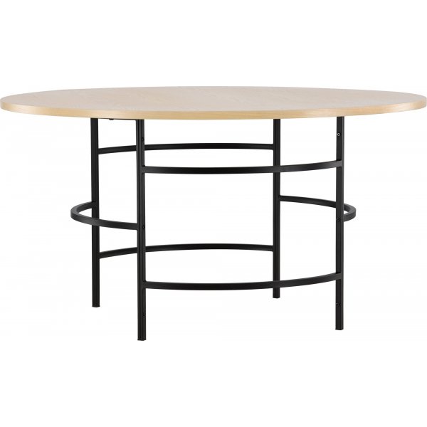 Copenhagen ruokapyt 140 cm - Whitewash/musta