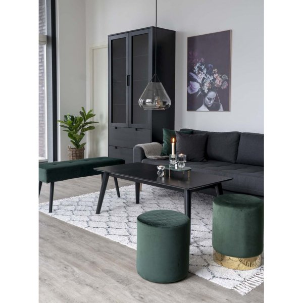 Ejby pouf - tummanvihreä Ejby pouf - tummanvihreä