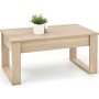 Sohvapyt laatikoilla 110 x 60 cm vaalea tammi + Huonekalujen tekstiilien puhdistus