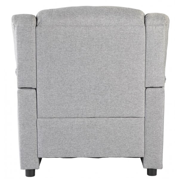 Vera-nojatuoli harmaata kangasta