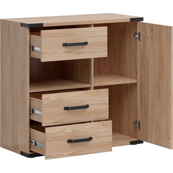 Lara lipasto 90 cm - Tuhka