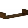Sirkus seinhylly 50 cm - Ruskeaksi lakattu tammi