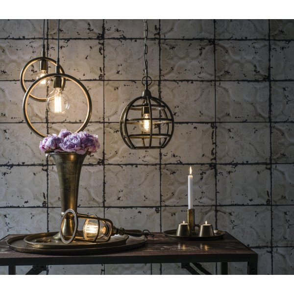 Bristol kattovalaisin - Rustic hopea Bristol kattovalaisin - Rustic hopea