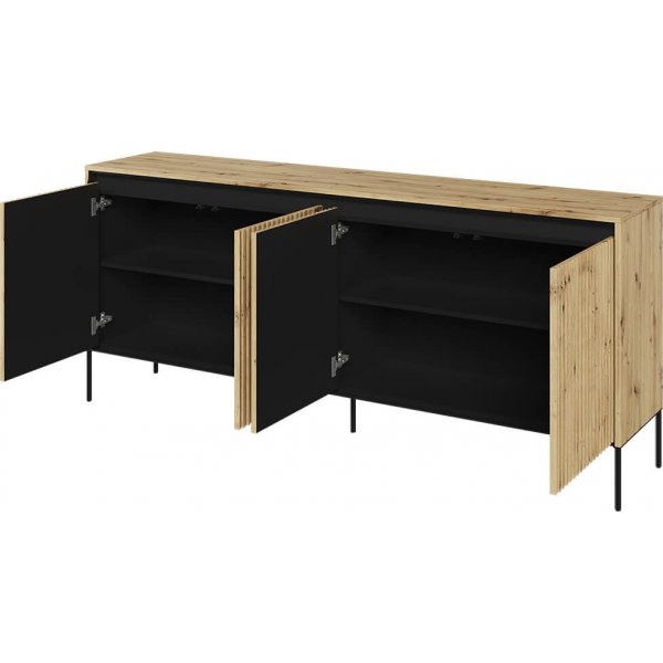 Trend senkki L193 cm - Artisan tammi/musta Trend senkki L193 cm - Artisan tammi/musta