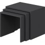 Nebes-pyt 45/50/55 x 36/38/40 cm - antrasiitti