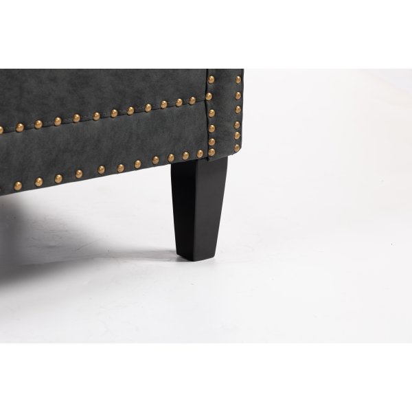 Nojatuoli antrasiitinväristä PU-muovia - Professori Nojatuoli antrasiitinväristä PU-muovia - Professori