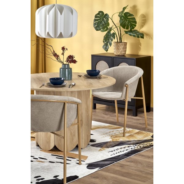 Hugo pyöreä ruokapöytä Ø120 cm - Tammi Hugo pyöreä ruokapöytä Ø120 cm - Tammi